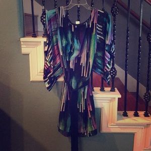 Bohemian wrap dress